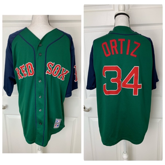 st patrick's day red sox jersey